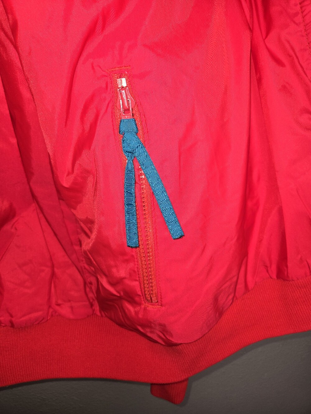 80's Columbia Red & Teal Reversible  Coat Size XL - Picture 9 of 15
